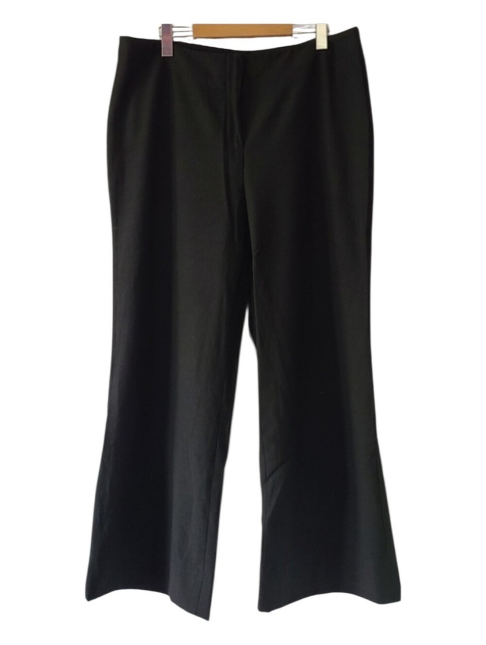 Talbots Petite Heritage Straight Leg wool blend careerwear neutral pants Sz 14P